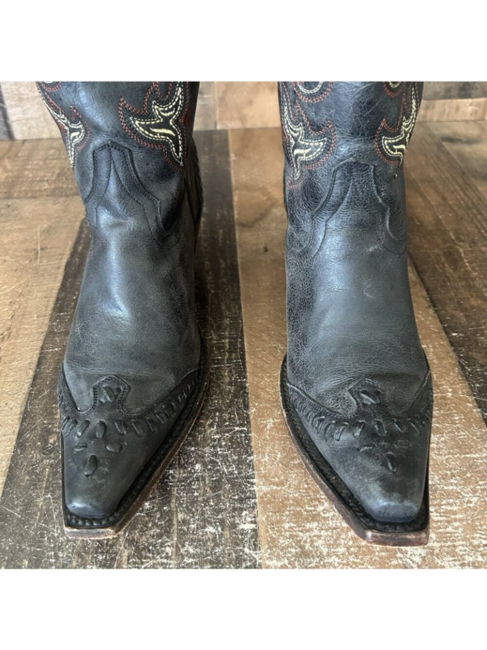 Lucchese 1883 Snip Toe M5021 Western Cowboy Boots Womens 6.5 B - Picture 10 of 12